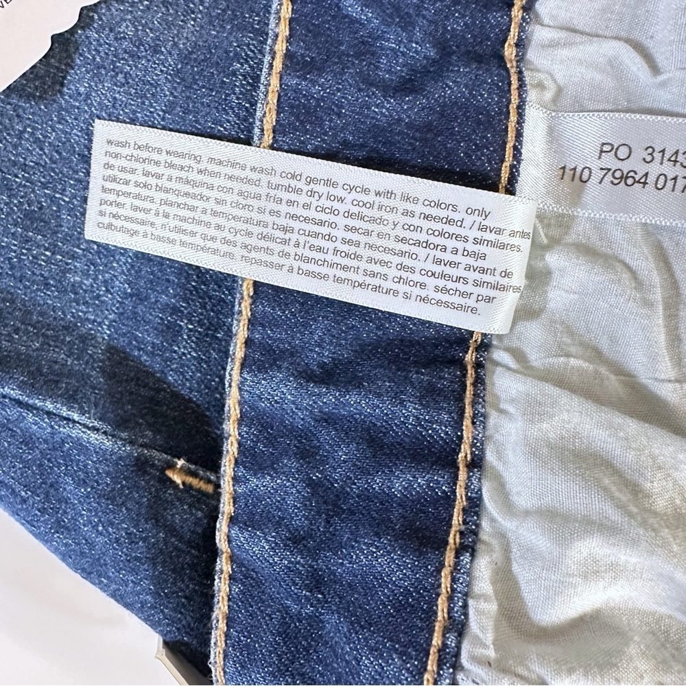 Eloquii Classic Blue Classic Fit Bell Bottom Flare Leg Jeans Plus Size 20 NEW - Picture 12 of 16